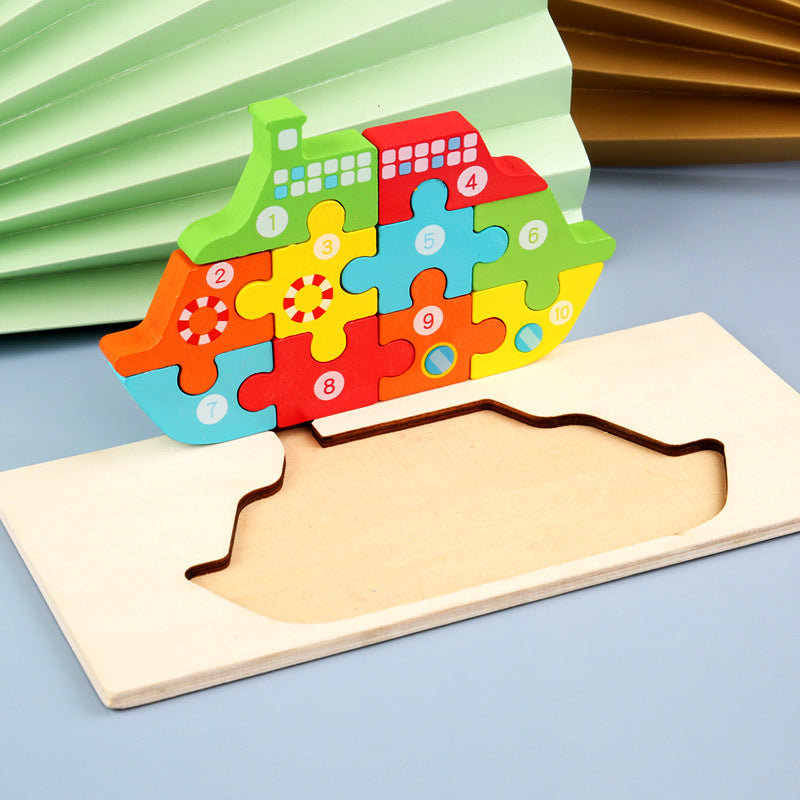 Montessori Lärande Pussel