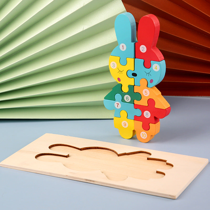Montessori Lärande Pussel