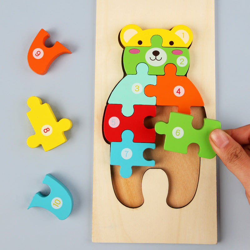 Montessori Lärande Pussel
