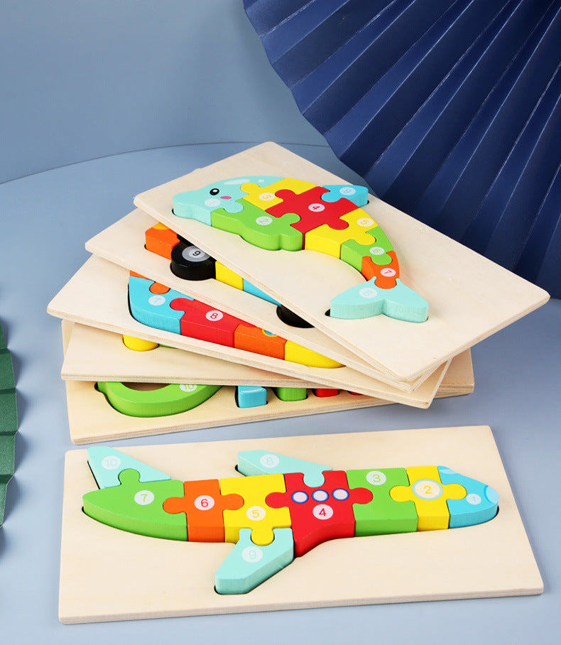 Montessori Lärande Pussel