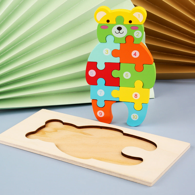 Montessori Lärande Pussel