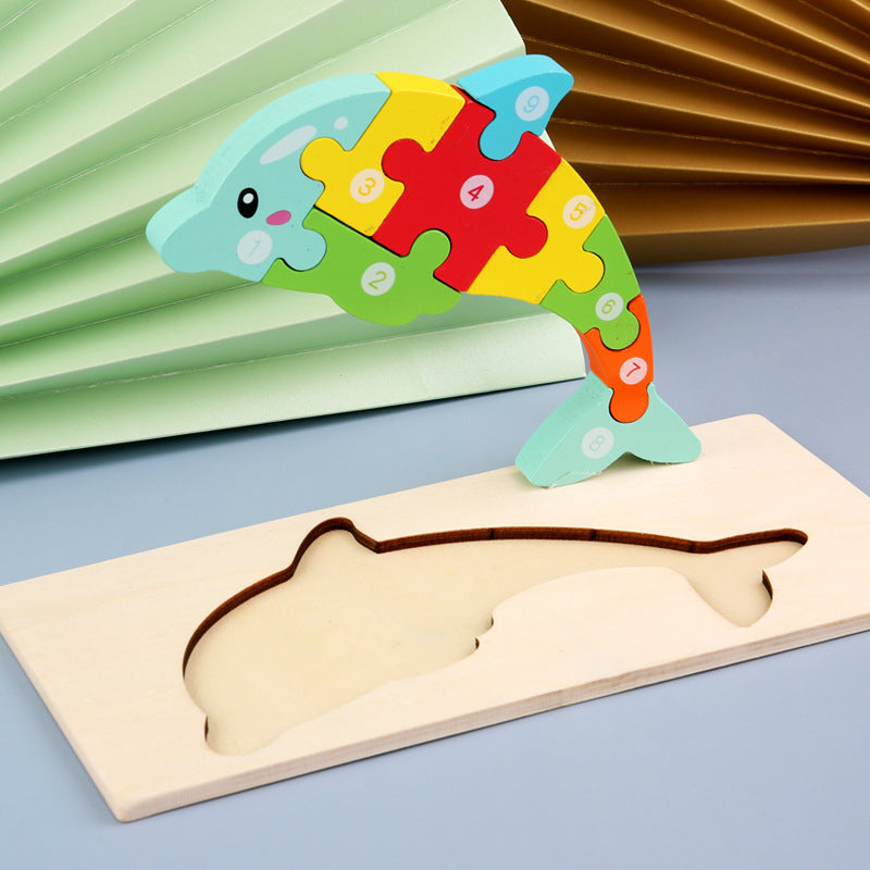 Montessori Lärande Pussel