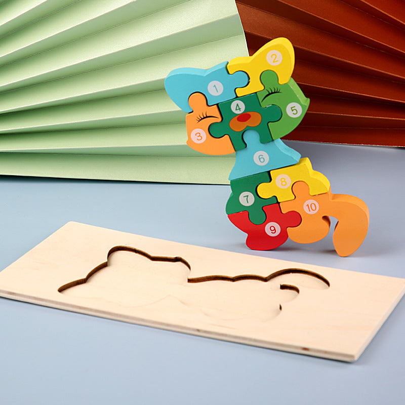 Montessori Lärande Pussel