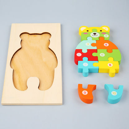 Montessori Lärande Pussel